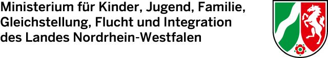 Logo des Ministerium f&uuml;r Kinder, Jugendliche und Familie des Landes NRW
