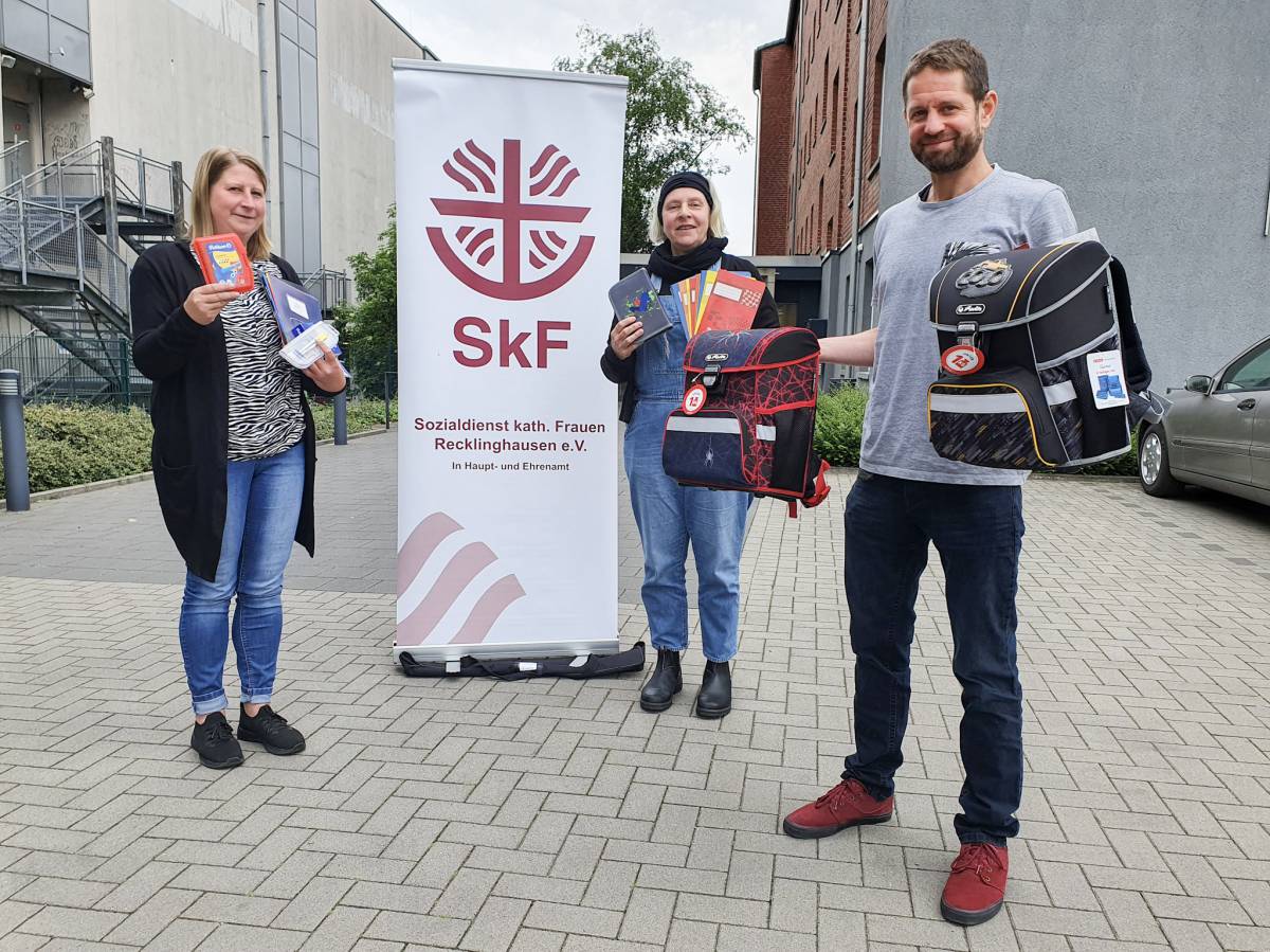 SkF-Initiative Volle Tonne unterstützt Schulkinder aus Familien