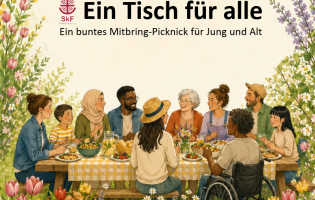 SkF lädt zum Mitbring-Picknick „Ein Tisch für alle